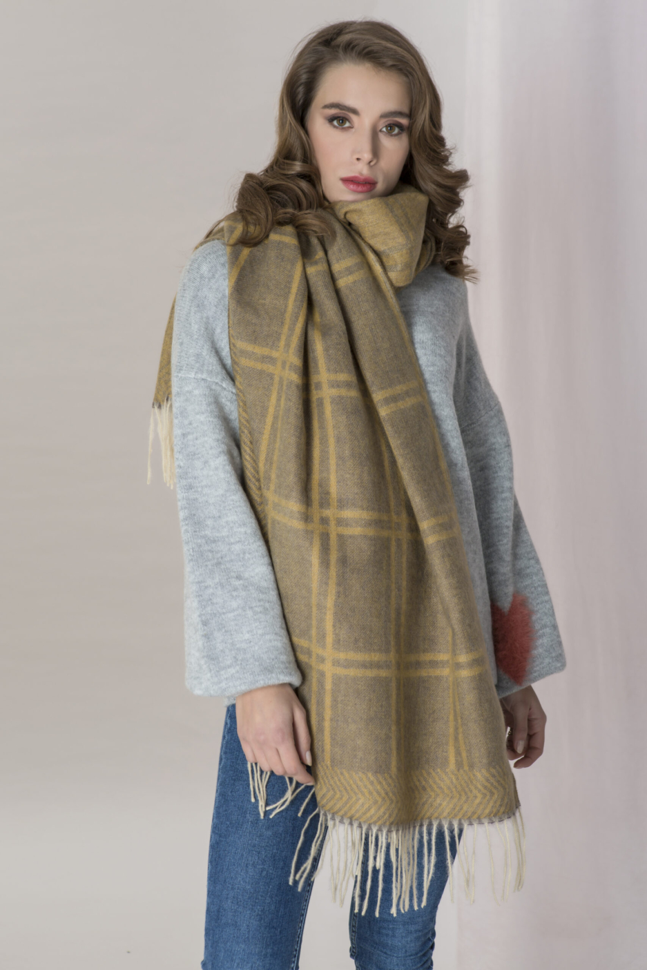 Sciarpa Donna fantasia Quadri