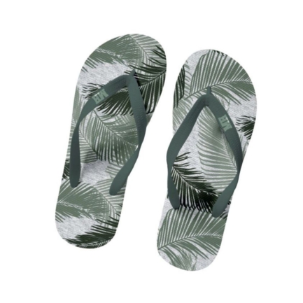 Flip flop uomo con stampa palm leaves