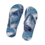 Flip flop uomo con stampa palm leaves