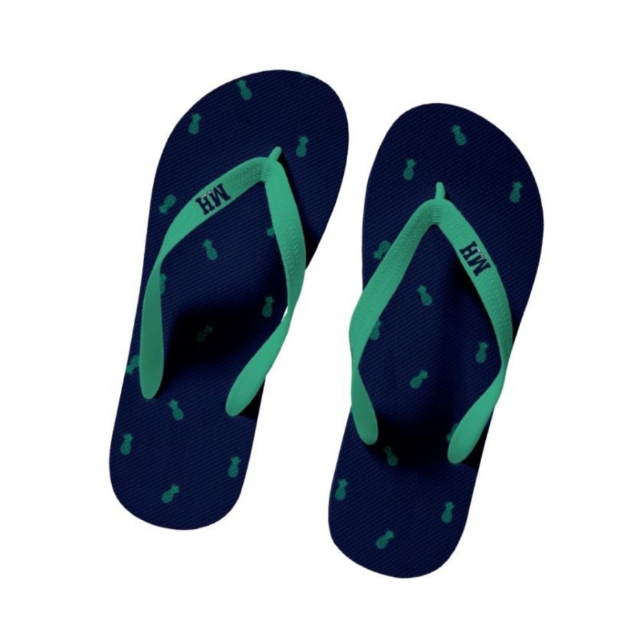 Flip flop uomo con stampa ananas