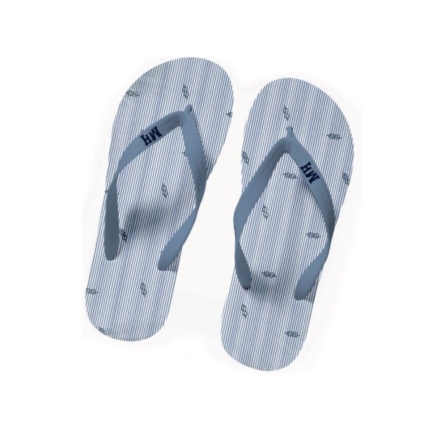 Flip flop uomo stampa con nodo marinaro