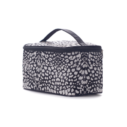 Beauty case spotted stampa animalier