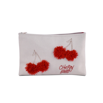 Pochette donna con applicazione