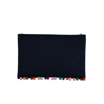 Pochette donna con applicazioni e paillettes