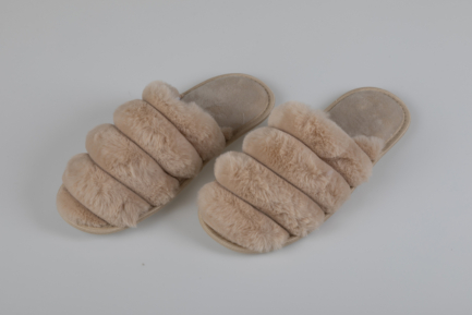 Pantofole Donna con pelliccia Milk and Honey