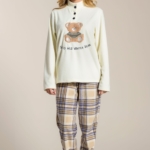 Pigiama Donna In Pile Winter Bear