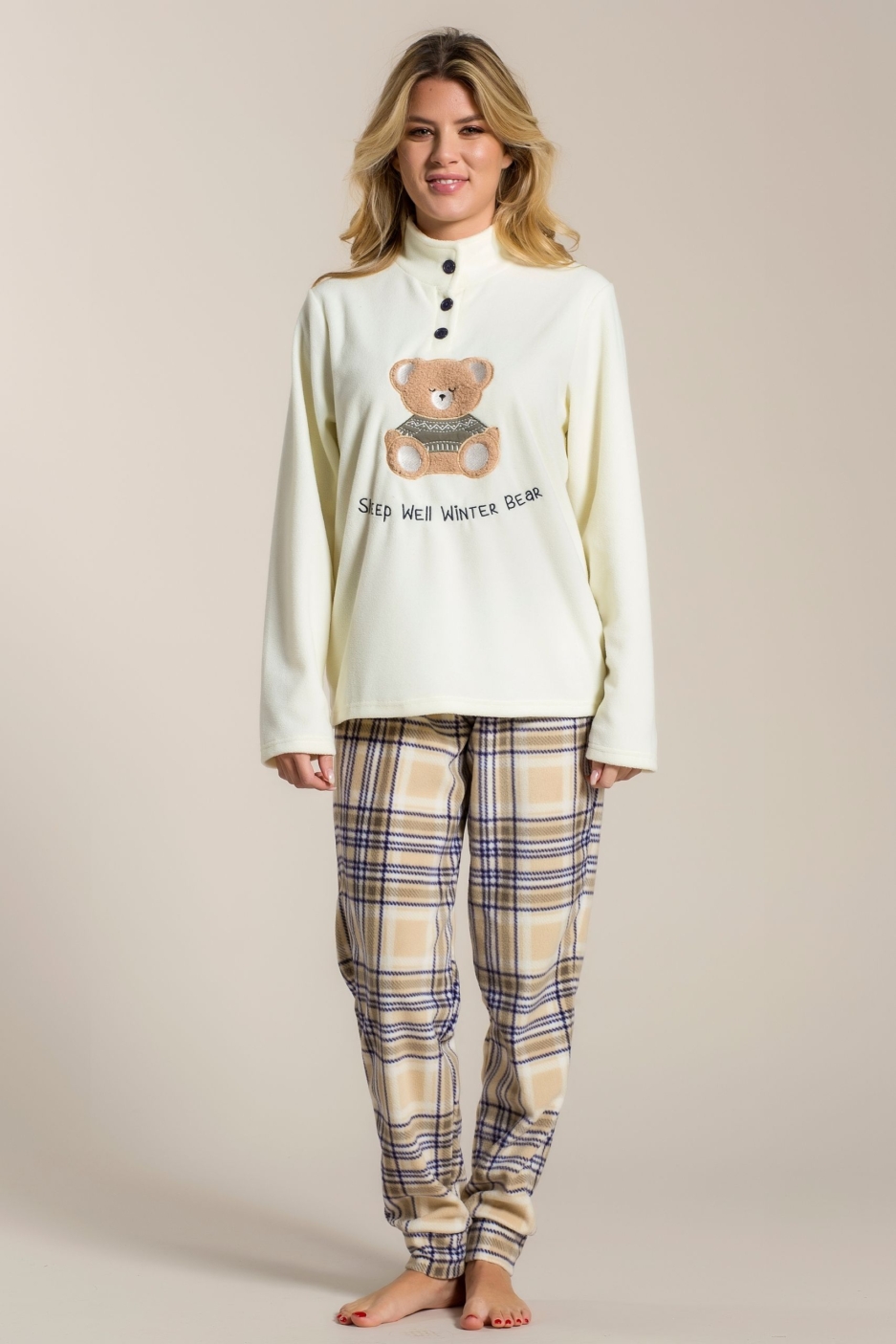 Pigiama Donna In Pile Winter Bear