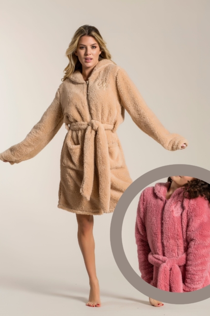 Vestaglia Donna In Sherpa Trendy